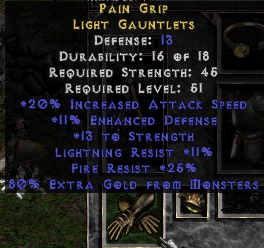 Gold Find 20 IAS Gloves